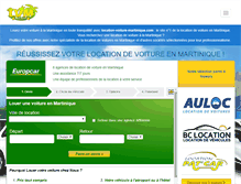 Tablet Screenshot of location-voiture-martinique.com
